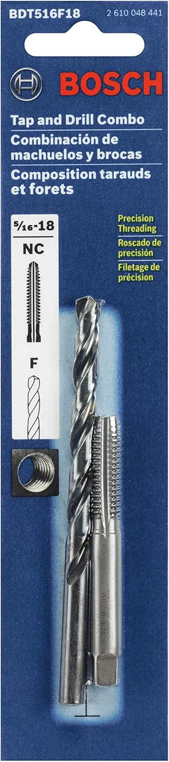 مجموعه قلاویز و مته سایز F بوش BDT516F18 5/16-18