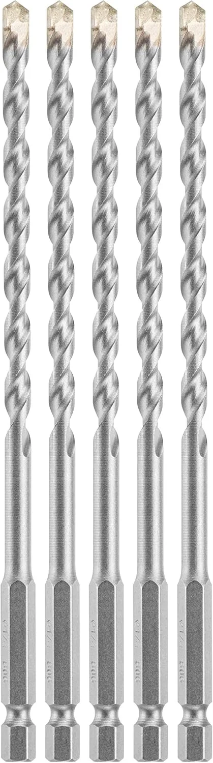 مجموعه 5 عددی مته الماسه 1/4 اینچ بوش با ساق شش گوش 6 اینچی مدل LBHX0045