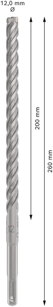 بوش 2608833809 SDS plus-5 X: 12 X 200 X 260 (10)