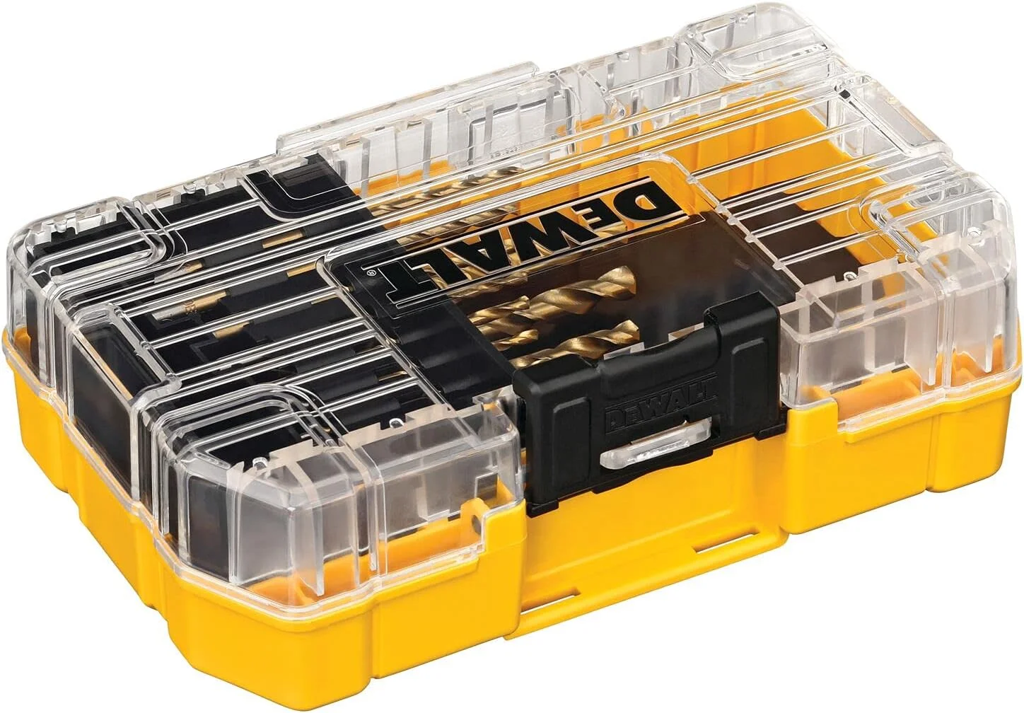 مجموعه ۱۳ عددی مته های پیچشی با نوک شکاف دار DEWALT با پوشش نیترید تیتانیوم (DW1363)