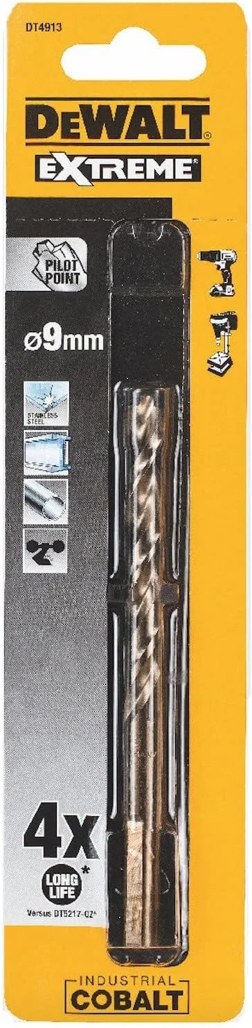 مته کبالت دِوالت مدل DT4905-QZ مناسب فلزات، سایز 4.5 میلی‌متر