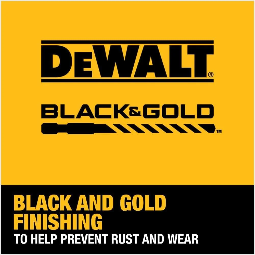 مته آهن 1/4 اینچ مشکی و طلایی