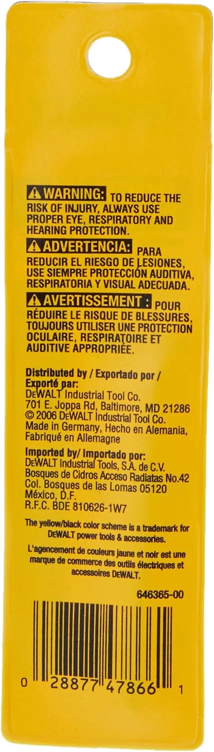 مته پرکاشن کاربید ممتاز DEWALT DW5209، سایز 5/32 اینچ در 3 اینچ