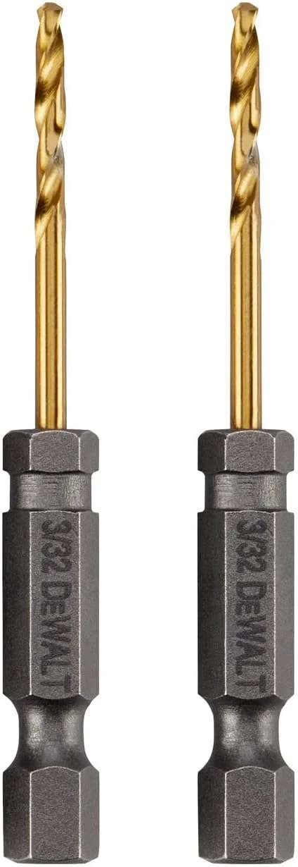 مته روکش تیتانیوم نیترید DEWALT 3/32 اینچ (DD5106)