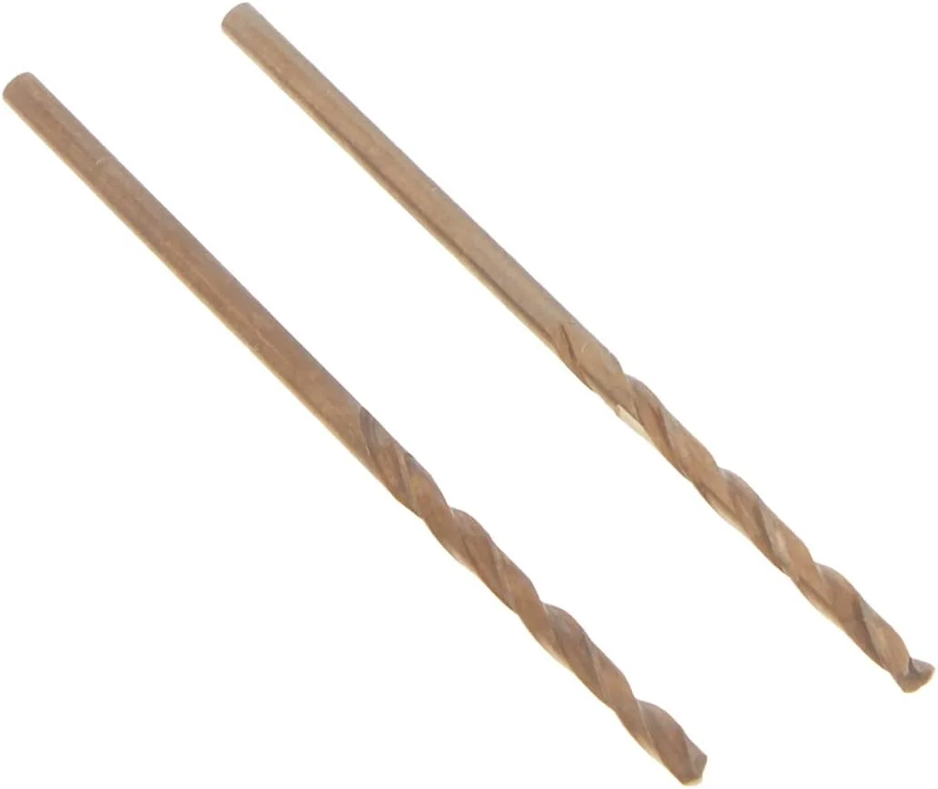 مته پیچشی اکسید آهن طلایی DEWALT DW1905 با نوک شکافته، سایز 5/64 اینچ، بسته 2 عددی