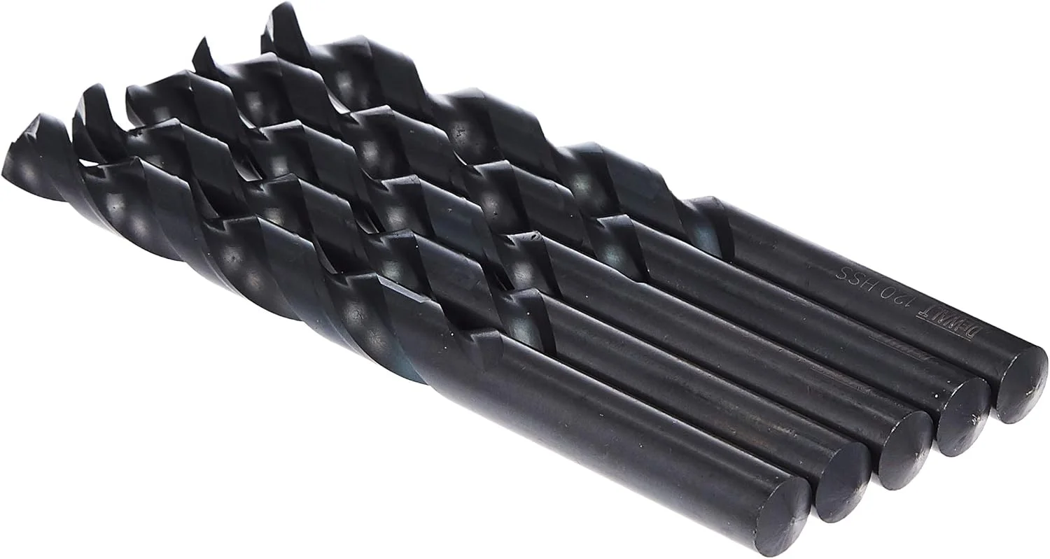 مته HSS-G دِوالت 12 میلی‌متر، 5 عددی، زرد/مشکی، DT50492-XJ