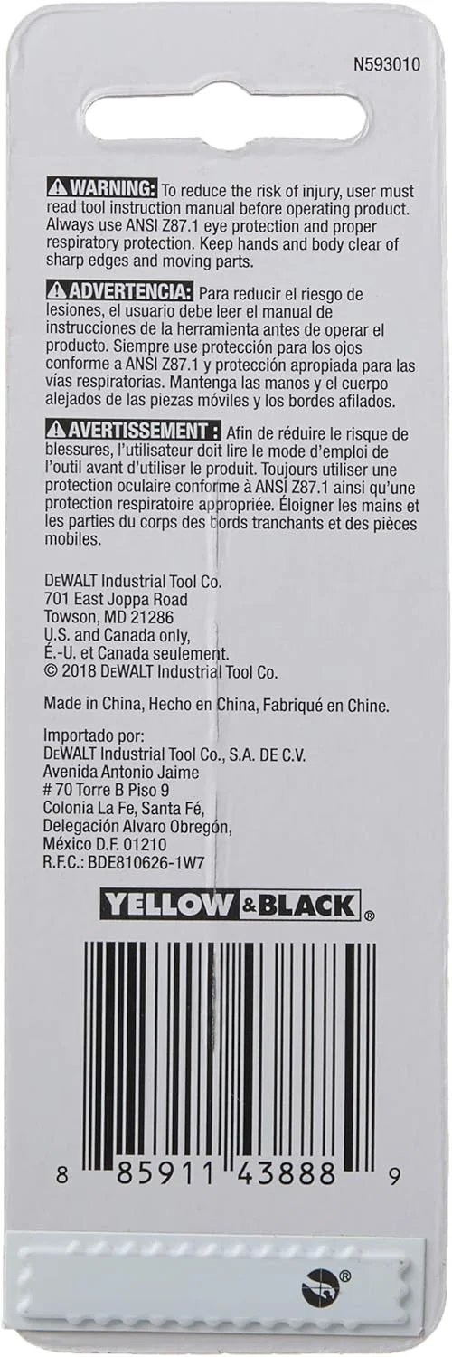 مته قلاویز دیوالت، UNC، 1/4 اینچ (DWADT1420)