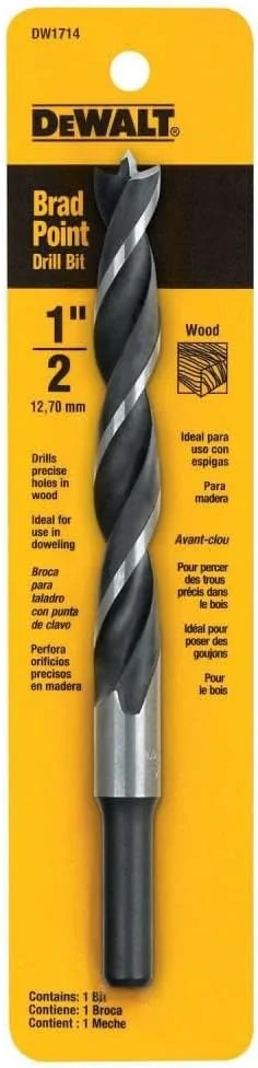 مته سر تیز DEWALT DW1714 سایز 1/2 اینچ