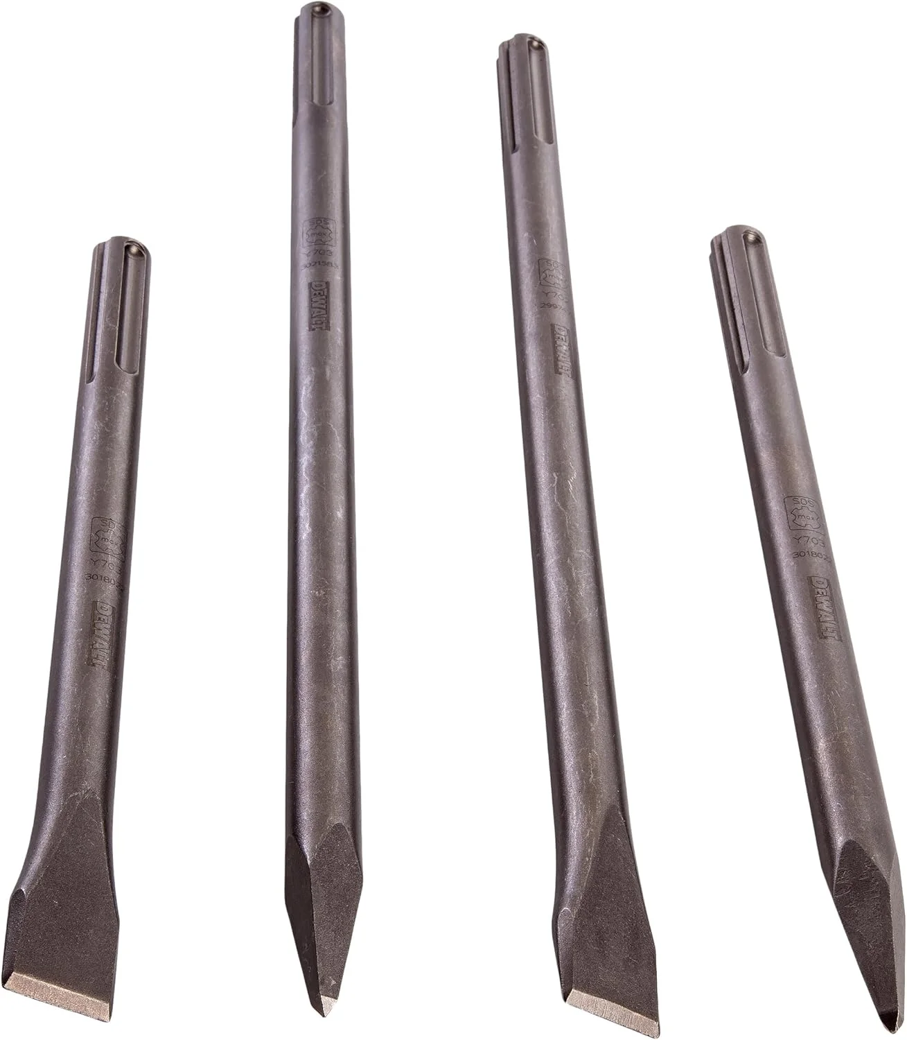 مجموعه ۴ عددی قلم های بتن کن Dewalt SDSMAXSET-QZ SDS MAX، نوک تیز/تخت، خاکستری مجموعه ۴ عددی قلم های بتن کن Dewalt SDSMAXSET-QZ SDS MAX، نوک تیز/تخت، خاکستری