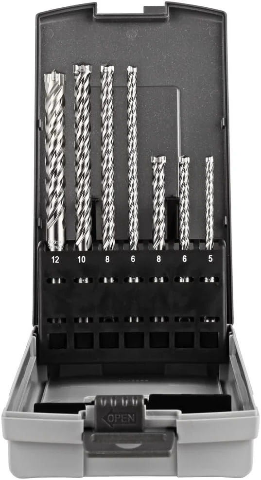 جعبه مته 7 عددی ماکیتا مدل E-14928 SDS-PLUS Nemesis Ø 5-6-8-6-8-10-12mm