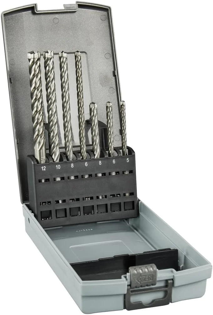 جعبه مته 7 عددی ماکیتا مدل E-14928 SDS-PLUS Nemesis Ø 5-6-8-6-8-10-12mm