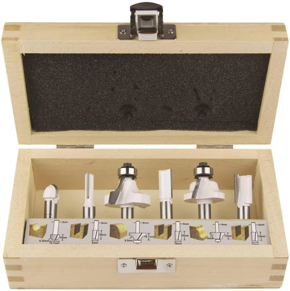 مجموعه تیغ فرز چوب ماکیتا، 8 میلی‌متر، مدل D 53540