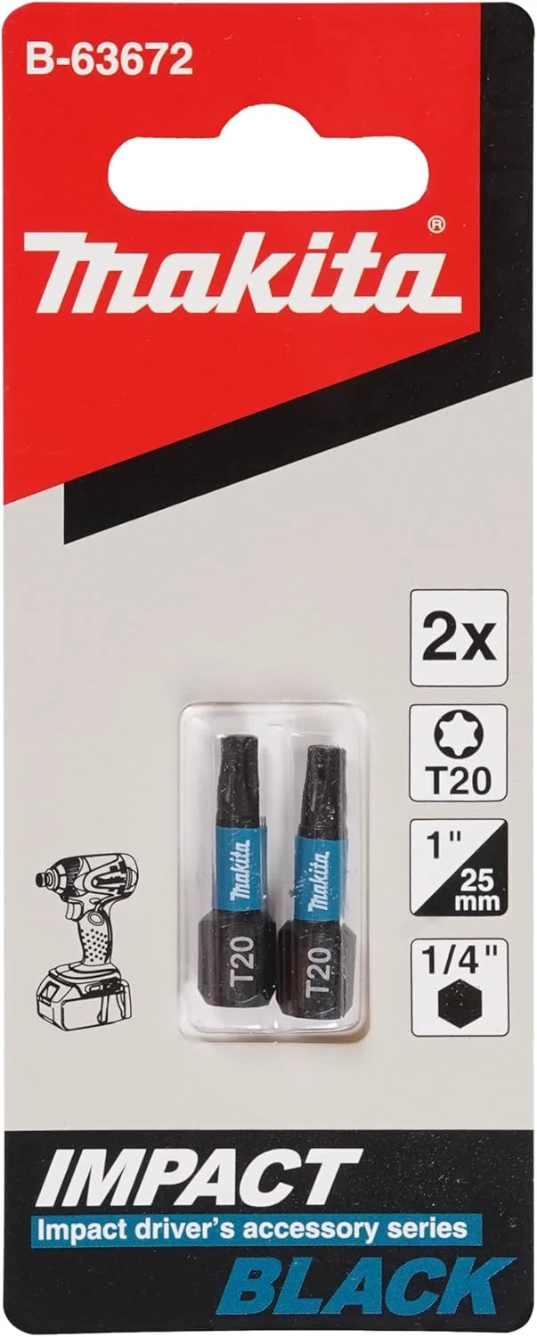 نوک پیچ گوشتی مشکی ماکیتا مدل B-63672 T20