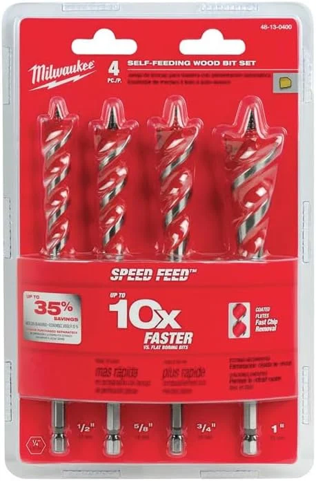 مجموعه ۴ عددی مته چوب میلواکی