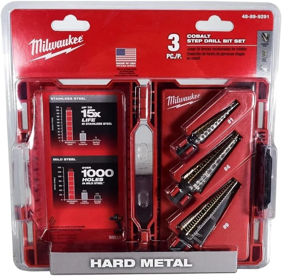 مجموعه مته پله ای کبالت میلواکی 48-89-9291 (3 عددی)