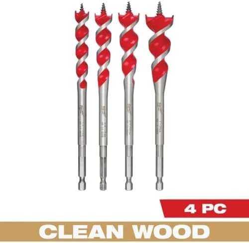 مجموعه ۴ عددی مته چوب میلواکی