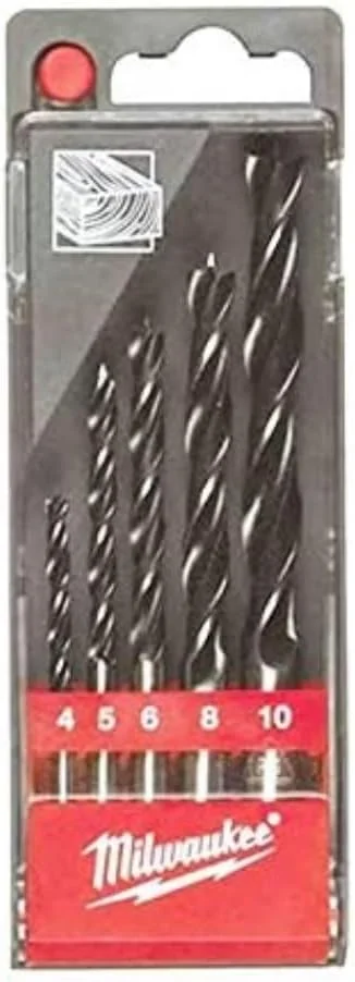 مجموعه 5 عددی مته 3 پر میلواکی برای چوب