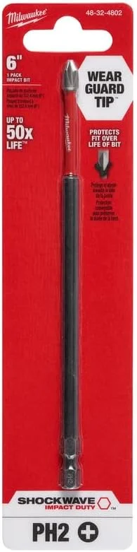 سَری پیچ گوشتی برقی 6 اینچی میلواکی مدل 48-32-4802، شماره 2 فیلیپس