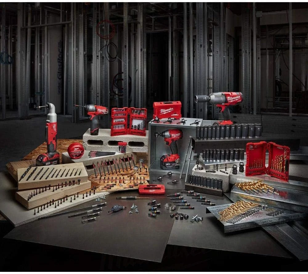 مته های ضربه ای شاک ویو رِد هلیکس میلواکی با دنباله 1/4 اینچی هگز - سایز 5/64 اینچ - بسته 2 عددی