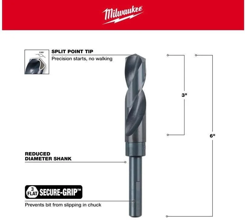 مته، ۱۳/۱۶ اینچ، اکسید سیاه