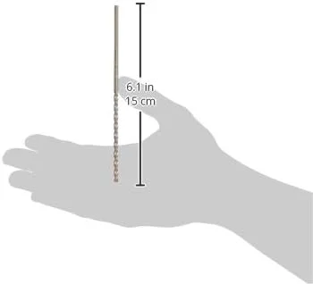 مته چکشی سایز 5/32 اینچ، طول 4 اینچ، طول کلی 6 اینچ (بسته 5 عددی) مته چکشی سایز 5/32 اینچ، طول 4 اینچ، طول کلی 6 اینچ (بسته 5 عددی)