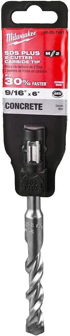 مته SDS میلواکی 48-20-7481، سایز 9/16 اینچ در 4 اینچ در 6 اینچ