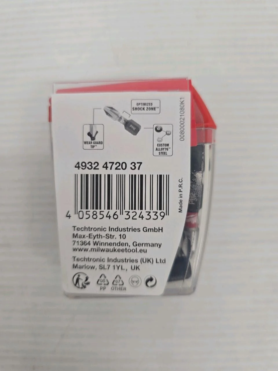 بسته 25 عددی نوک پیچ گوشتی میلواکی 4932472037 PH2 25 میلی متری Shockwave بسته 25 عددی نوک پیچ گوشتی میلواکی 4932472037 PH2 25 میلی متری Shockwave