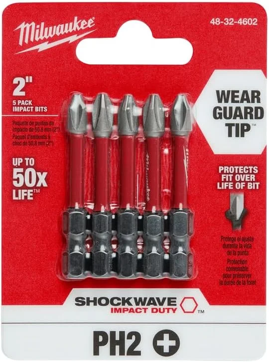 بسته 5 عددی سری پیچ گوشتی چهارسو میلواکی مدل 48-32-4602 بسته 5 عددی سری پیچ گوشتی چهارسو میلواکی مدل 48-32-4602