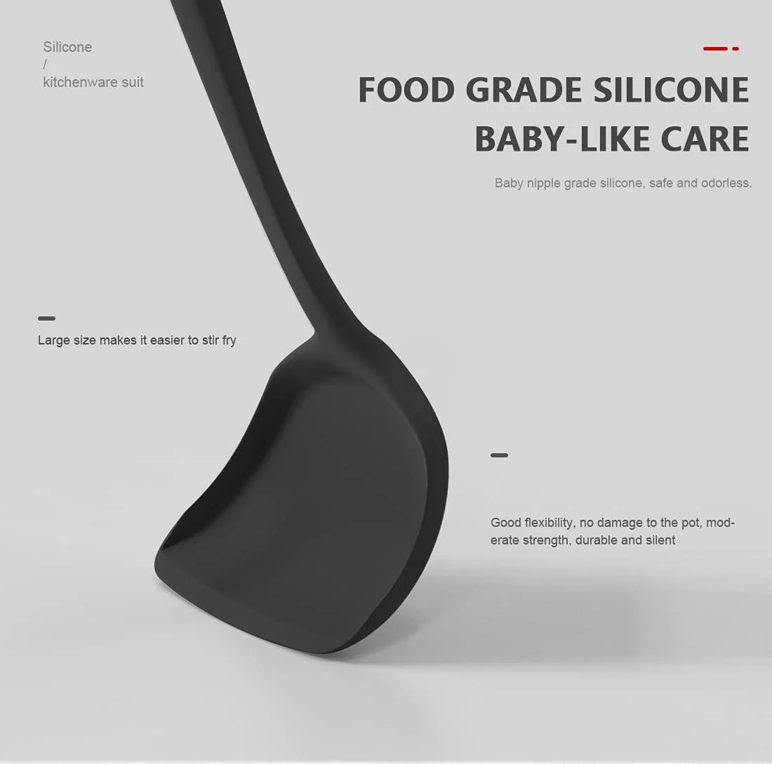 ست لوازم آشپزی سیلیکونی AOTHOD - مقاوم در برابر حرارت تا 230 درجه سانتیگراد، شامل کفگیر، انبر، لیسک، قاشق، برس، همزن. ست ابزار و وسایل آشپزخانه برای ظروف نچسب، قابل شستشو در ماشین ظرفشویی (بدون BPA) ست لوازم آشپزی سیلیکونی AOTHOD - مقاوم در برابر حرارت تا 230 درجه سانتیگراد، شامل کفگیر، انبر، لیسک، قاشق، برس، همزن. ست ابزار و وسایل آشپزخانه برای ظروف نچسب، قابل شستشو در ماشین ظرفشویی (بدون BPA)