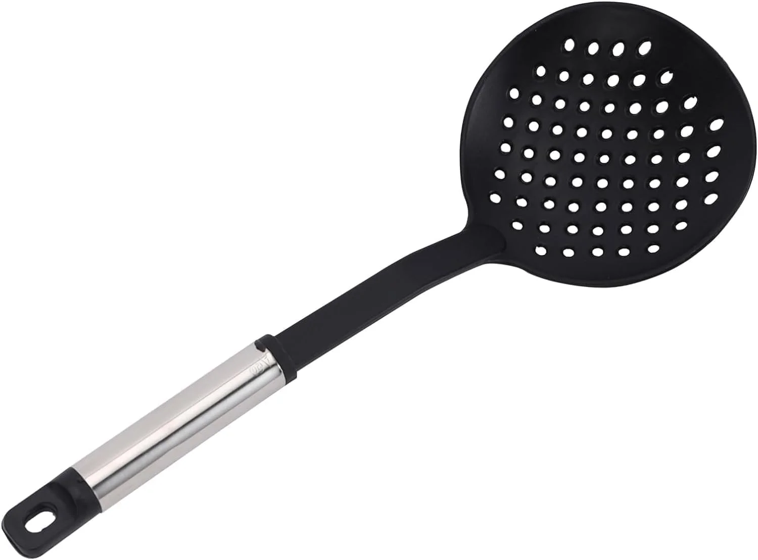 ECVV ست 5 تکه کفگیر شیاردار، ابزار آشپزخانه نایلونی، قاشق ساده - قاشق پاستا - پوره ساز و ملاقه - ست ابزار آشپزخانه سیلیکونی