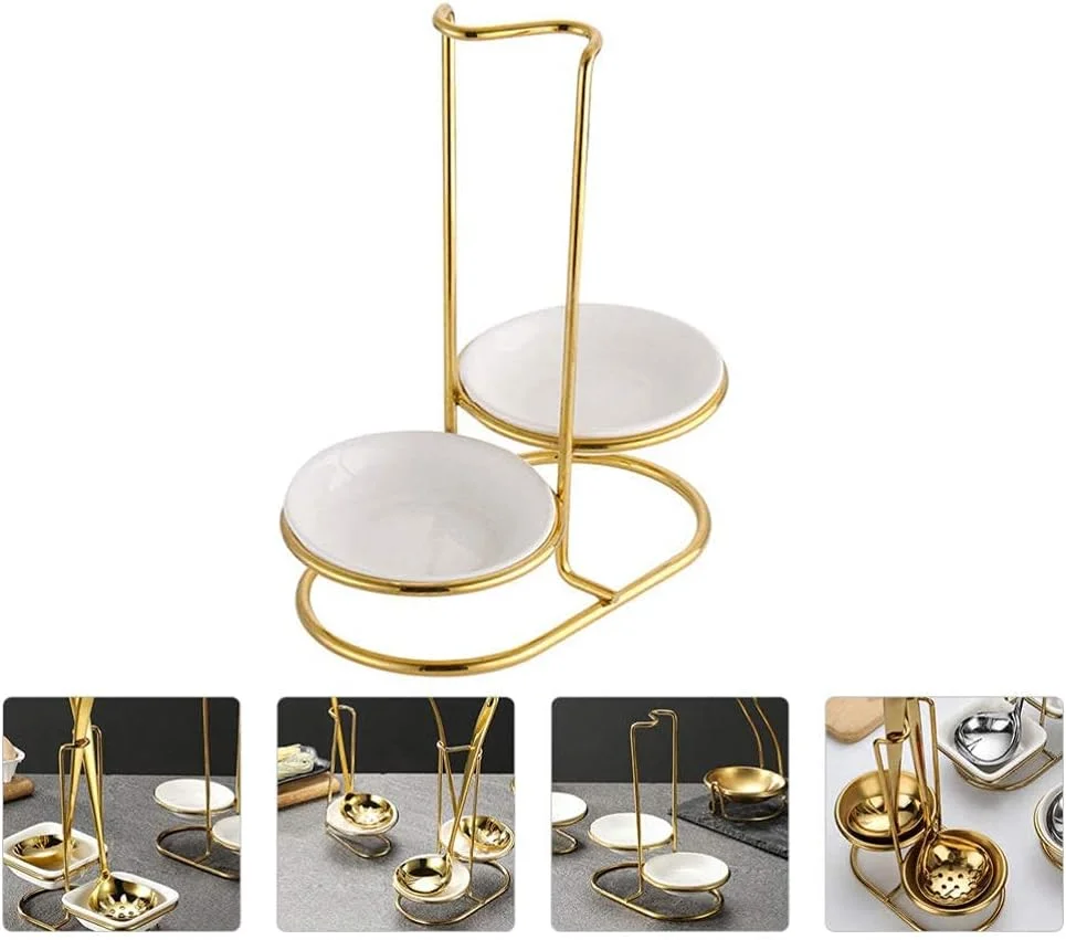 جا قاشقی ایستاده Excefore، جا قاشقی استیل با ظروف سرامیکی، نگهدارنده ملاقه و کفگیر، پایه درب قابلمه، قفسه سینی، سازمان دهنده لوازم آشپزخانه برای روی میز و اجاق گاز جا قاشقی ایستاده Excefore، جا قاشقی استیل با ظروف سرامیکی، نگهدارنده ملاقه و کفگیر، پایه درب قابلمه، قفسه سینی، سازمان دهنده لوازم آشپزخانه برای روی میز و اجاق گاز