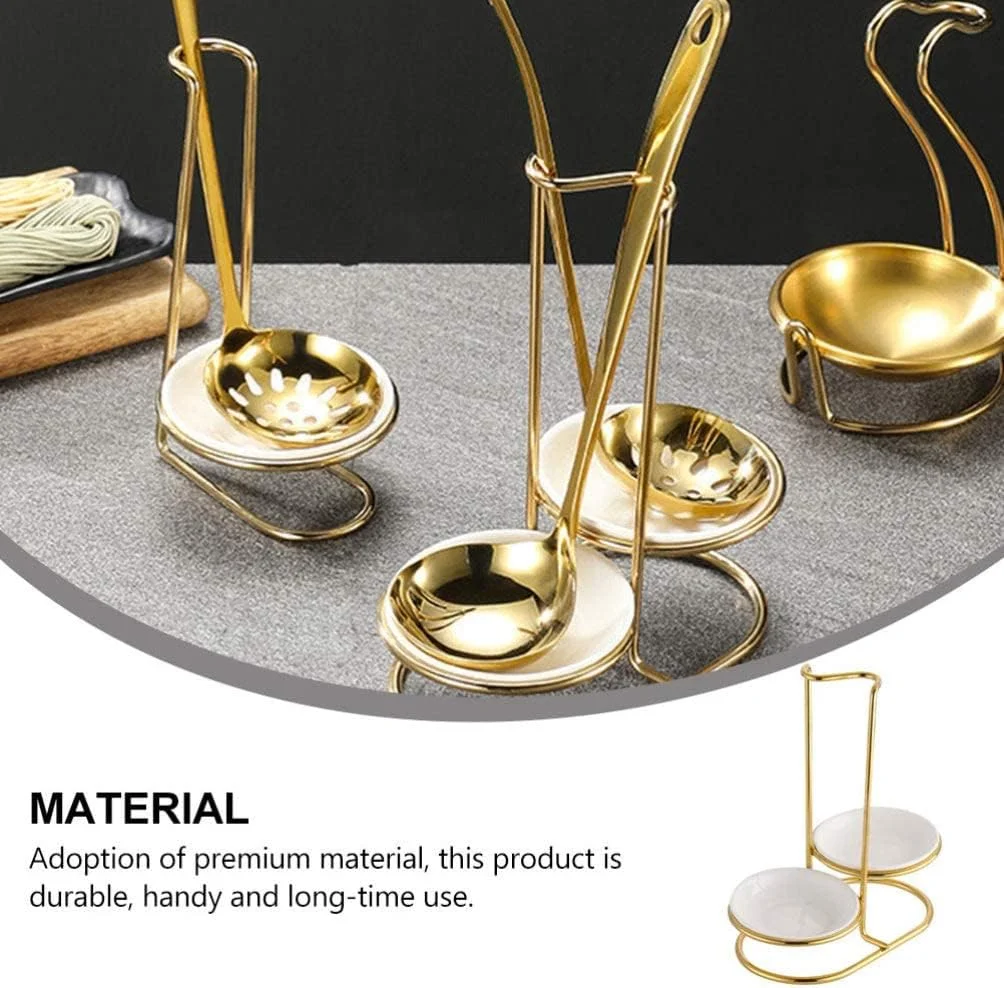 جای قاشق ایستاده Excefore، جای قاشق استیل با ظروف سرامیکی، نگهدارنده ملاقه سوپ، پایه درب قابلمه، قفسه سینی، سازمان دهنده لوازم آشپزخانه برای روی میز و اجاق گاز جای قاشق ایستاده Excefore، جای قاشق استیل با ظروف سرامیکی، نگهدارنده ملاقه سوپ، پایه درب قابلمه، قفسه سینی، سازمان دهنده لوازم آشپزخانه برای روی میز و اجاق گاز