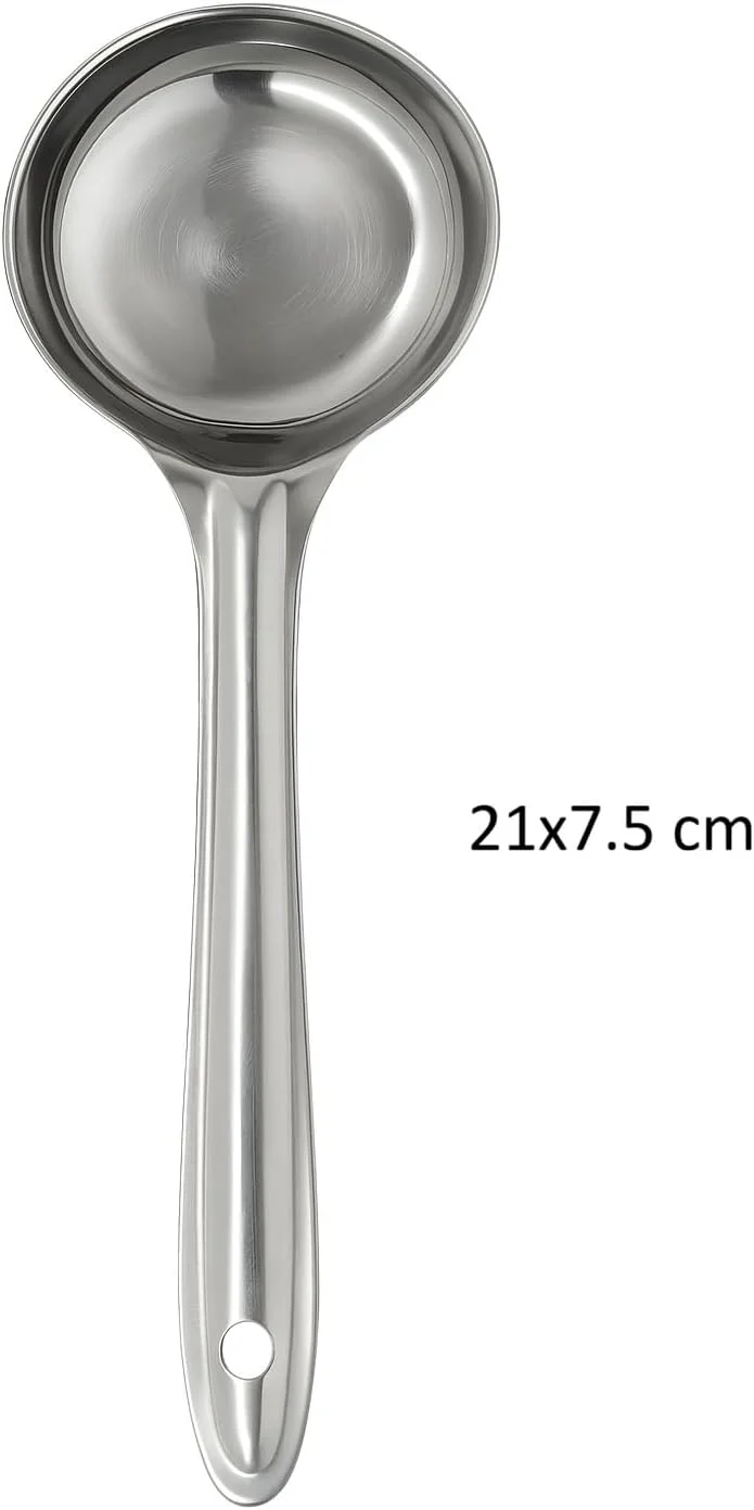 کفگیر گرد استیل داینور برای خمیر دوسا، ملاقه دوسا، قاشق اسپورل، بسته 1 عددی کفگیر گرد استیل داینور برای خمیر دوسا، ملاقه دوسا، قاشق اسپورل، بسته 1 عددی