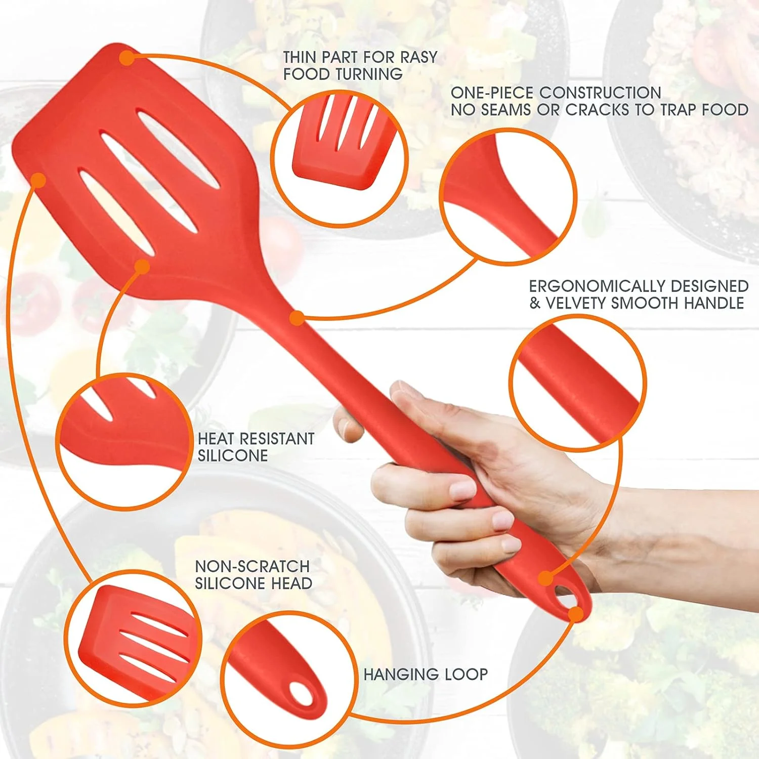 ست لوازم آشپزی ای-فار، مجموعه 15 تکه ابزار سیلیکونی آشپزی به همراه استند، مناسب ظروف نچسب و مقاوم در برابر حرارت، شامل ملاقه، کفگیر، قاشق، چنگال اسلات دار برای پخت و پز و شیرینی پزی (رنگی) ست لوازم آشپزی ای-فار، مجموعه 15 تکه ابزار سیلیکونی آشپزی به همراه استند، مناسب ظروف نچسب و مقاوم در برابر حرارت، شامل ملاقه، کفگیر، قاشق، چنگال اسلات دار برای پخت و پز و شیرینی پزی (رنگی)