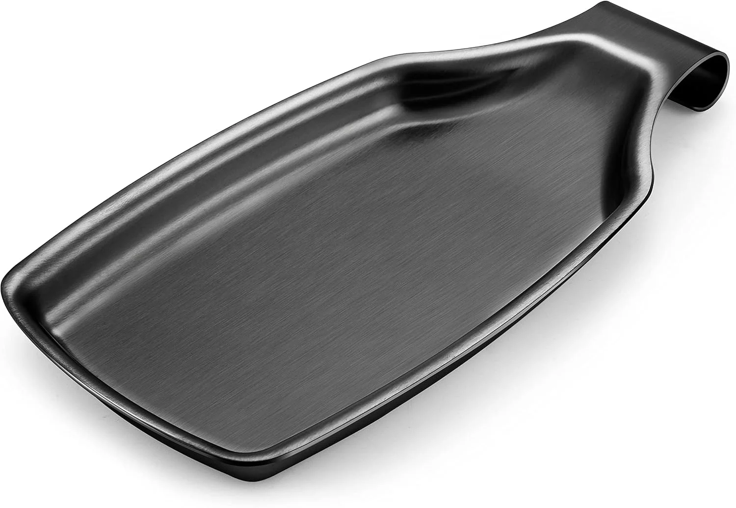 جا قاشقی استیل مشکی Herogo برای اجاق گاز، نگهدارنده بزرگ کفگیر ملاقه با کف مربعی، لوازم جانبی آشپزخانه برای روی کابینت، مقاوم، قابل شستشو در ماشین ظرفشویی جا قاشقی استیل مشکی Herogo برای اجاق گاز، نگهدارنده بزرگ کفگیر ملاقه با کف مربعی، لوازم جانبی آشپزخانه برای روی کابینت، مقاوم، قابل شستشو در ماشین ظرفشویی