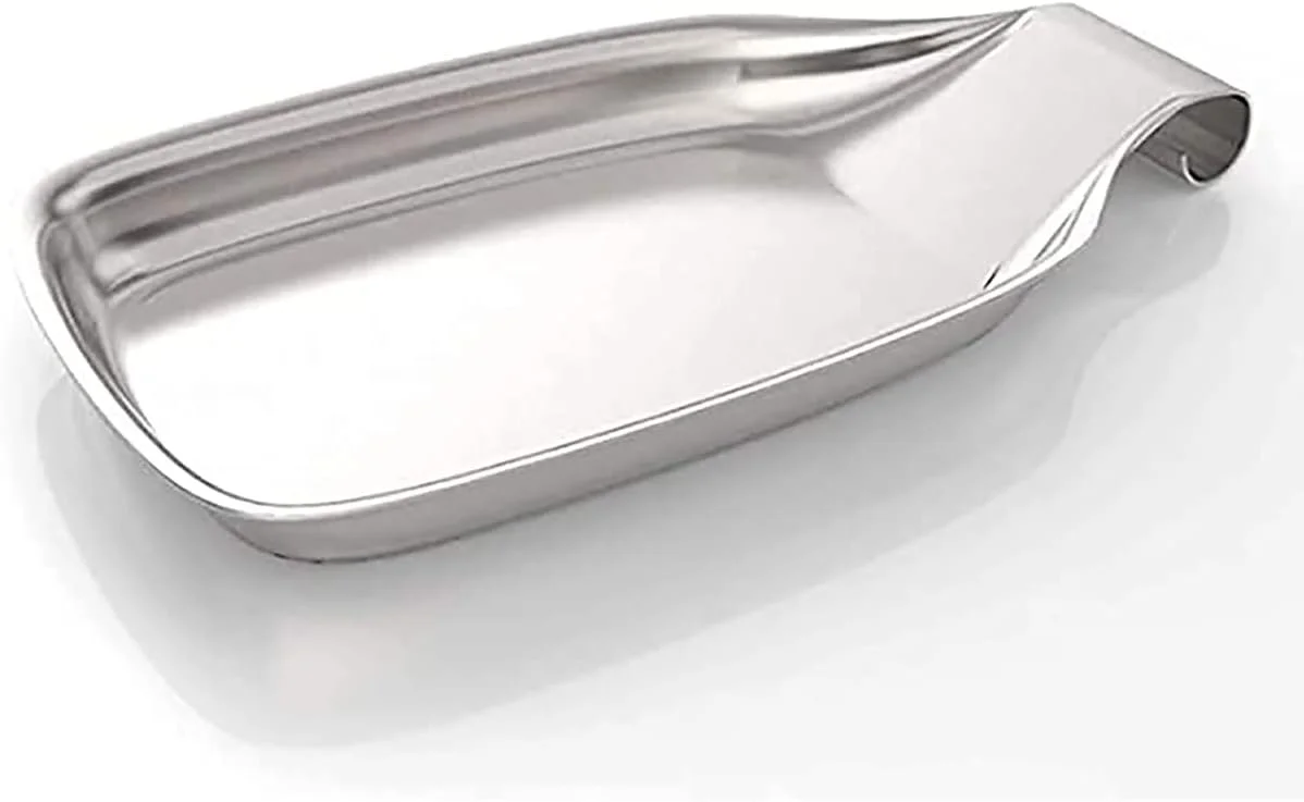 جا قاشقی استیل KASTWAVE برای روی اجاق گاز، 20x10 سانتی متر، جا قاشقی بزرگ استیل ضد زنگ، نگهدارنده سنگین برای آشپزخانه، کفگیر ملاقه، برس و سایر لوازم آشپزی جا قاشقی استیل KASTWAVE برای روی اجاق گاز، 20x10 سانتی متر، جا قاشقی بزرگ استیل ضد زنگ، نگهدارنده سنگین برای آشپزخانه، کفگیر ملاقه، برس و سایر لوازم آشپزی