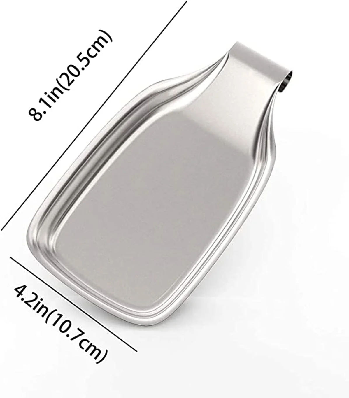 جا قاشقی استیل KASTWAVE برای روی اجاق گاز، 20x10 سانتی متر، جا قاشقی بزرگ استیل ضد زنگ، نگهدارنده سنگین برای آشپزخانه، کفگیر ملاقه، برس و سایر لوازم آشپزی جا قاشقی استیل KASTWAVE برای روی اجاق گاز، 20x10 سانتی متر، جا قاشقی بزرگ استیل ضد زنگ، نگهدارنده سنگین برای آشپزخانه، کفگیر ملاقه، برس و سایر لوازم آشپزی