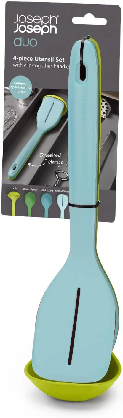 ست ۴ تکه ابزار آشپزی جوزف جوزف مدل Duo، چند رنگ ست ۴ تکه ابزار آشپزی جوزف جوزف مدل Duo، چند رنگ