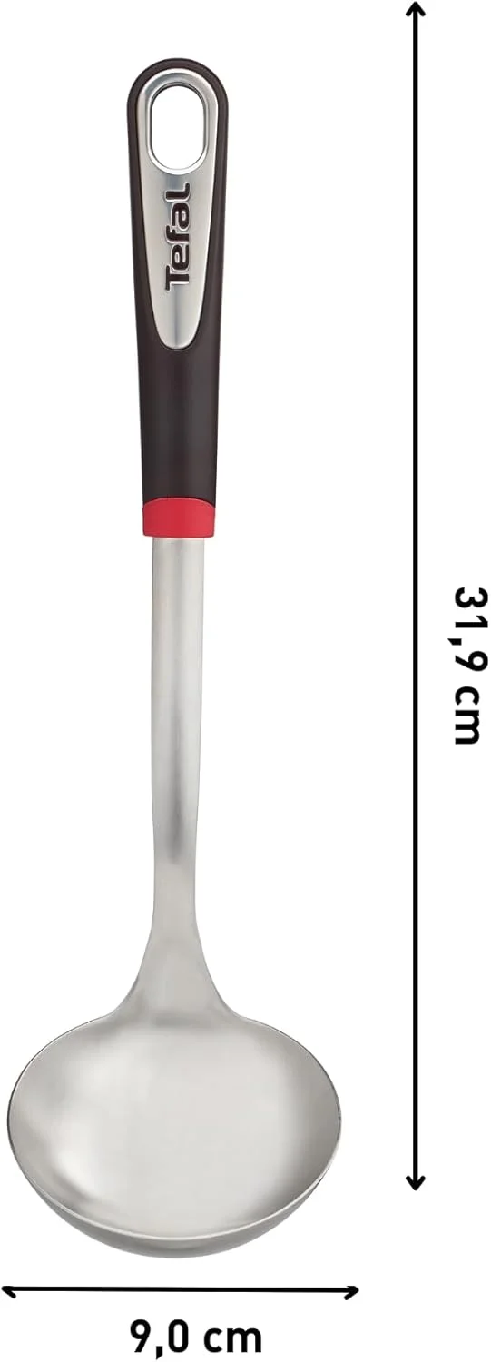 ملاقه استیل تفال Ingenio، نقره ای/مشکی، استیل ضد زنگ/پلاستیک، K1180214 ملاقه استیل تفال Ingenio، نقره ای/مشکی، استیل ضد زنگ/پلاستیک، K1180214