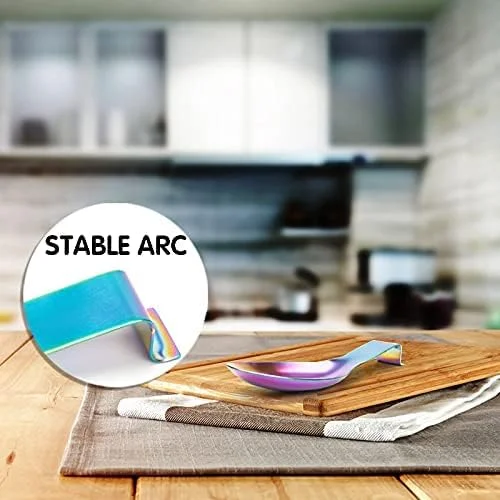 ست ۴ عددی استند قاشق استیل رنگین کمانی KASTWAVE برای آشپزخانه، نگهدارنده قاشق و ملاقه برای اجاق گاز، مقاوم در برابر زنگ زدگی، مناسب برای کفگیر، قابل شستشو در ماشین ظرفشویی، ۹.۶۱ x ۳.۷۴ اینچ (رنگی) ست ۴ عددی استند قاشق استیل رنگین کمانی KASTWAVE برای آشپزخانه، نگهدارنده قاشق و ملاقه برای اجاق گاز، مقاوم در برابر زنگ زدگی، مناسب برای کفگیر، قابل شستشو در ماشین ظرفشویی، ۹.۶۱ x ۳.۷۴ اینچ (رنگی)