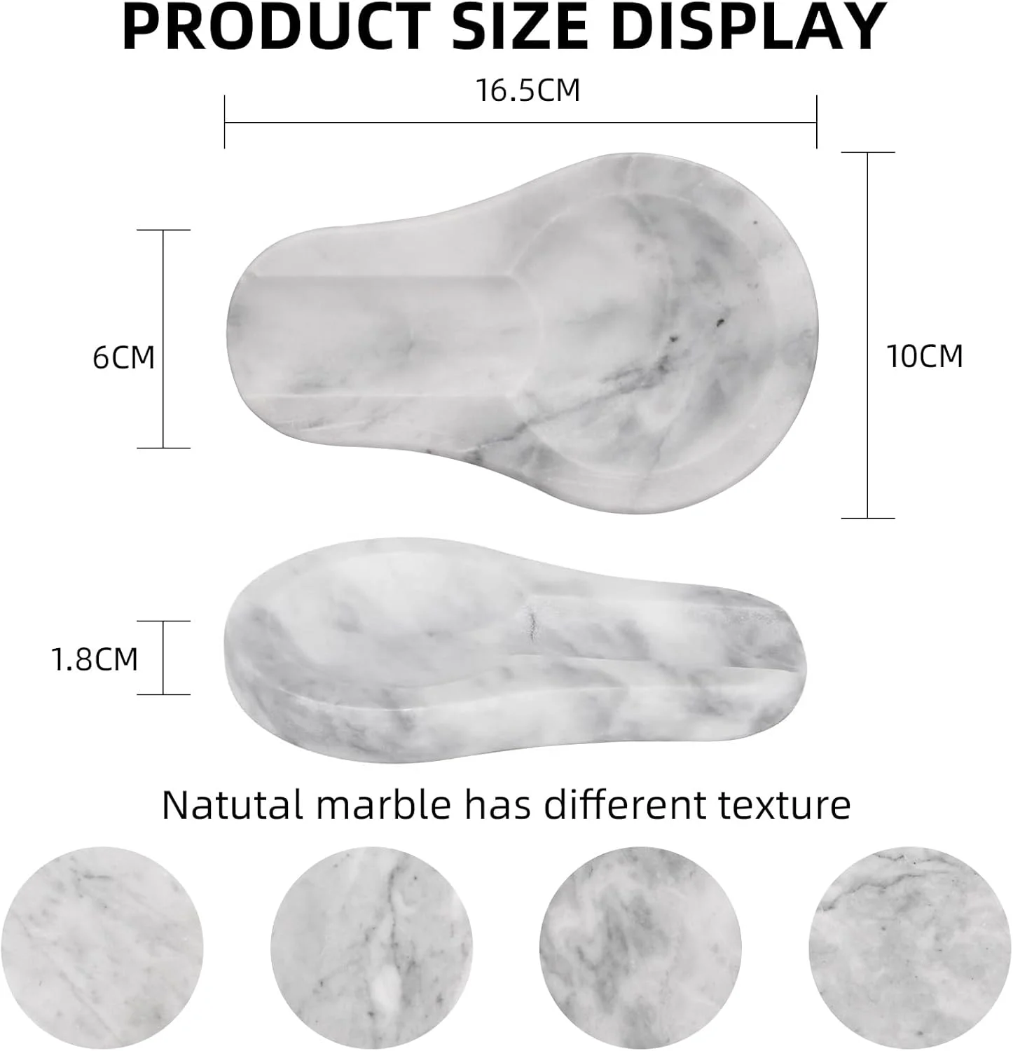 جا قاشقی مرمری برای روی اجاق گاز آشپزخانه، نگهدارنده ابزار آشپزی مرمری، ایده آل برای کفگیر، ملاقه، چنگال (خاکستری روشن) جا قاشقی مرمری برای روی اجاق گاز آشپزخانه، نگهدارنده ابزار آشپزی مرمری، ایده آل برای کفگیر، ملاقه، چنگال (خاکستری روشن)