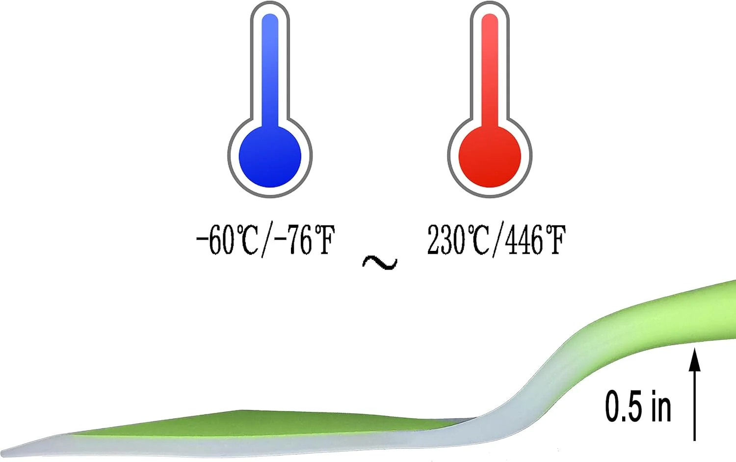 کفگیر ماهی سیلیکونی و نایلونی پهن Minchsrin