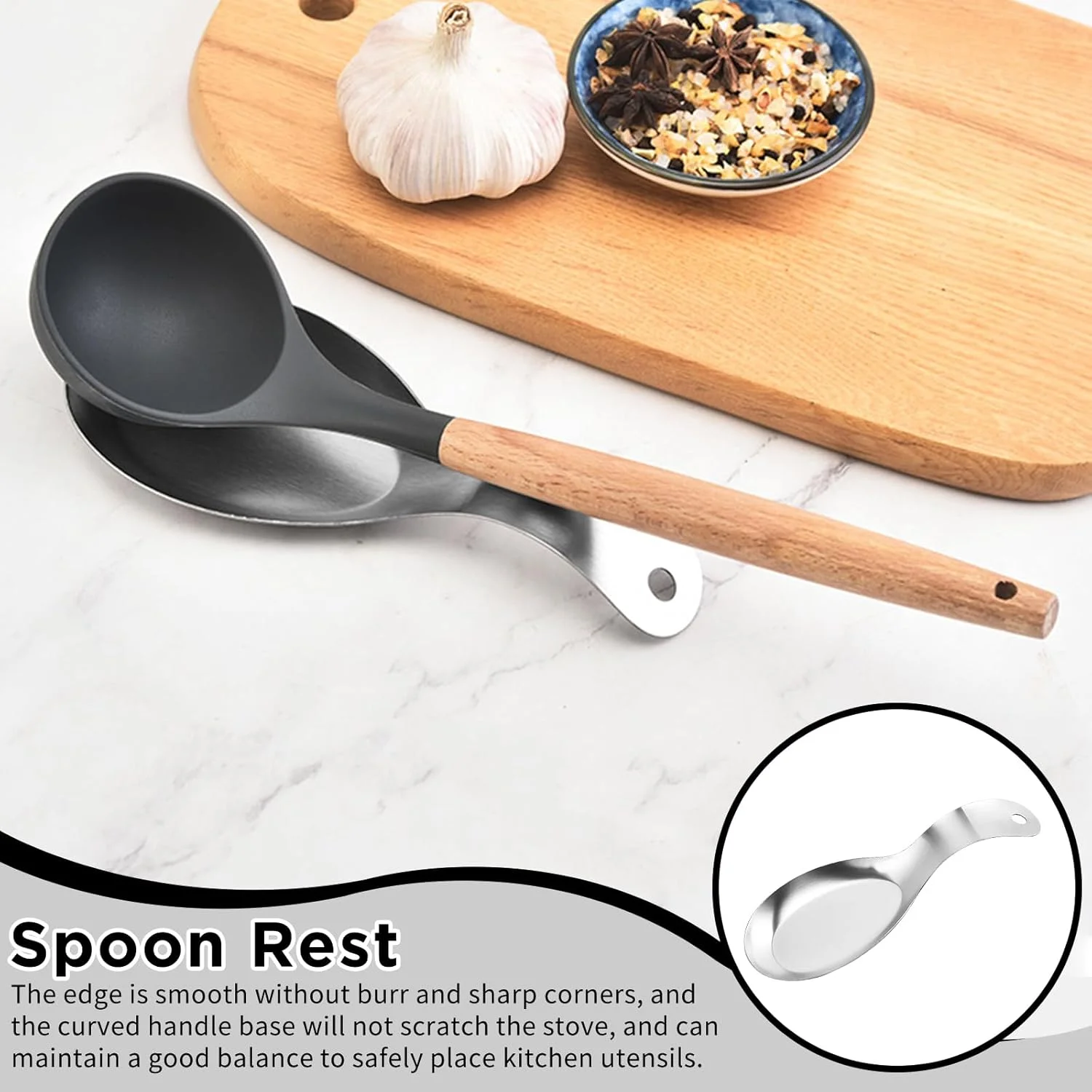 جا قاشقی استیل ضد زنگ مناسب برای انواع قاشق، کفگیر، برس و ملاقه، قابل استفاده در آشپزخانه، رستوران و منزل جا قاشقی استیل ضد زنگ مناسب برای انواع قاشق، کفگیر، برس و ملاقه، قابل استفاده در آشپزخانه، رستوران و منزل