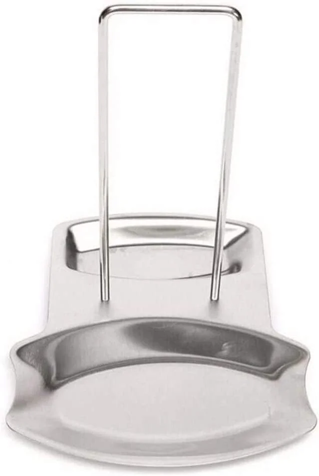 نگهدارنده ملاقه برای قابلمه و تابه، نگهدارنده درب و ملاقه، استیل ضد زنگ 304، ابزار تزئینی آشپزخانه (نگهدارنده)