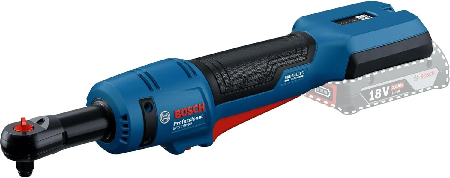 آچار جغجغه ای شارژی بوش پروفشنال 18 ولت مدل GRC 18V-60 (به همراه L-BOXX) آچار جغجغه ای شارژی بوش پروفشنال 18 ولت مدل GRC 18V-60 (به همراه L-BOXX)