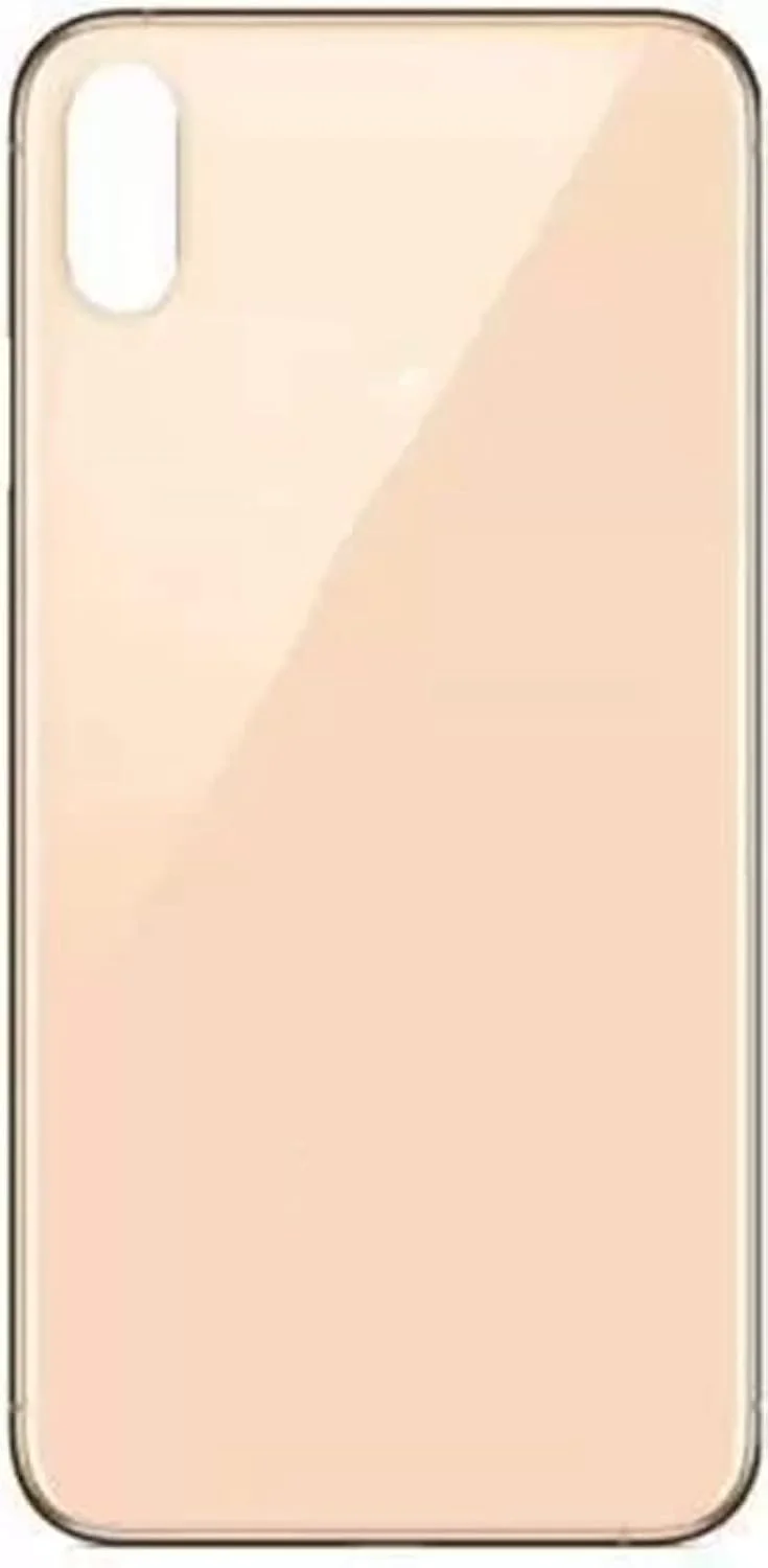 محفظه پشتی جایگزین سازگار با آیفون XS Max، درب پشتی باتری، فقط شیشه پشتی طلایی محفظه پشتی جایگزین سازگار با آیفون XS Max، درب پشتی باتری، فقط شیشه پشتی طلایی