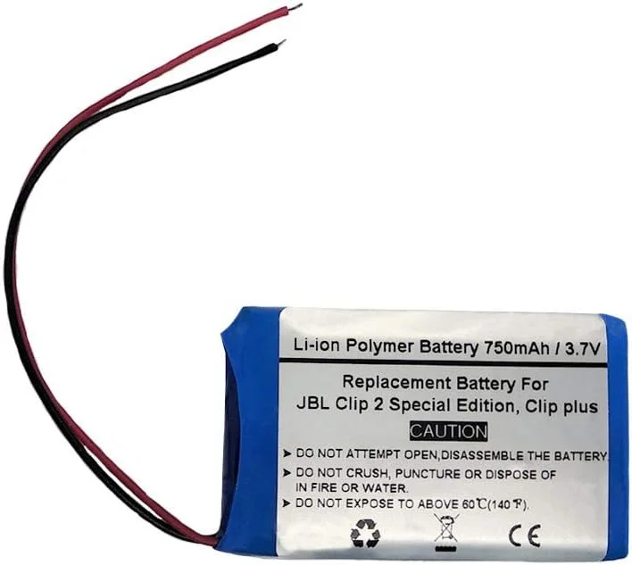 باتری جایگزین 750mAh/3.7V برای JBL Clip 2 نسخه ویژه، Clip Plus، JBL P453048D 01 باتری جایگزین 750mAh/3.7V برای JBL Clip 2 نسخه ویژه، Clip Plus، JBL P453048D 01