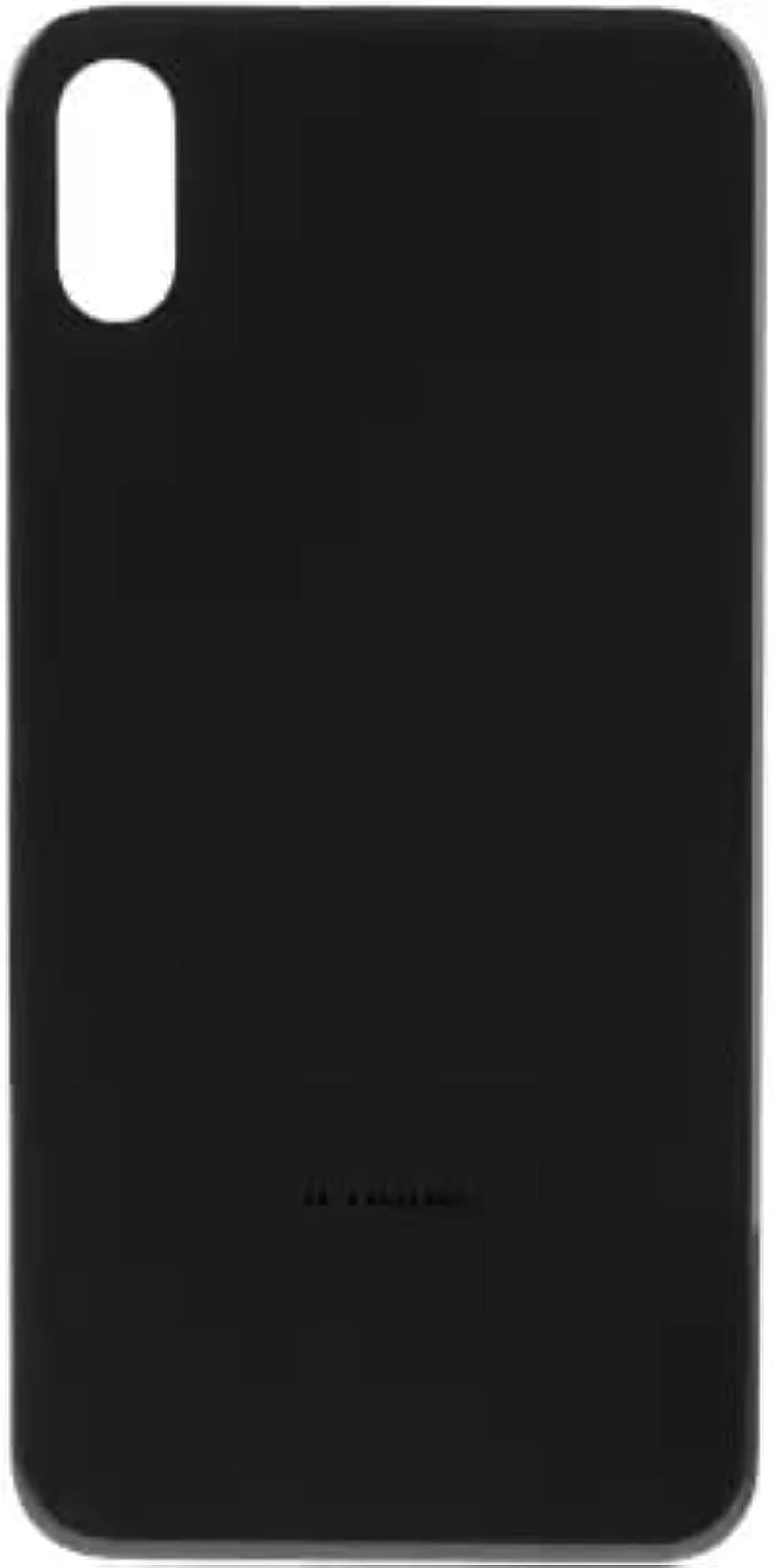 محفظه پشتی جایگزین سازگار با آیفون X، درب پشتی باتری پنل شیشه ای، فقط شیشه بالای پشتی، خاکستری