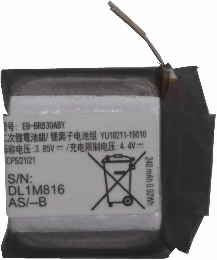 باتری جایگزین EB-BR830ABY با ظرفیت 247mAh برای ساعت هوشمند سامسونگ گلکسی اکتیو 2 مدل 40mm R830 R835 SM-R835 SM-R830 باتری جایگزین EB-BR830ABY با ظرفیت 247mAh برای ساعت هوشمند سامسونگ گلکسی اکتیو 2 مدل 40mm R830 R835 SM-R835 SM-R830
