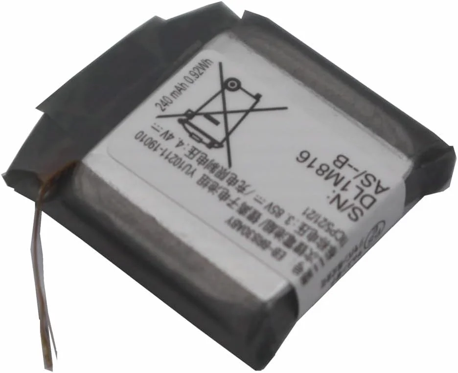 باتری جایگزین EB-BR830ABY با ظرفیت 247mAh برای ساعت هوشمند سامسونگ گلکسی اکتیو 2 مدل 40mm R830 R835 SM-R835 SM-R830 باتری جایگزین EB-BR830ABY با ظرفیت 247mAh برای ساعت هوشمند سامسونگ گلکسی اکتیو 2 مدل 40mm R830 R835 SM-R835 SM-R830